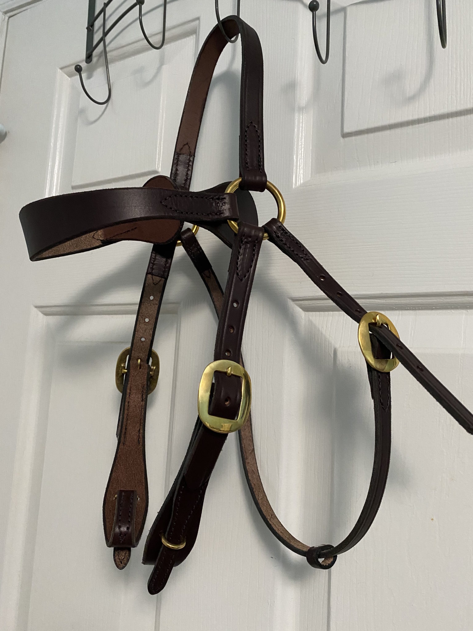 QuickChange Leather Bridle SC Polocrosse Equipment