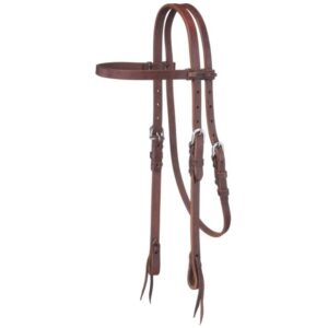 Tie-End Leather Bridle